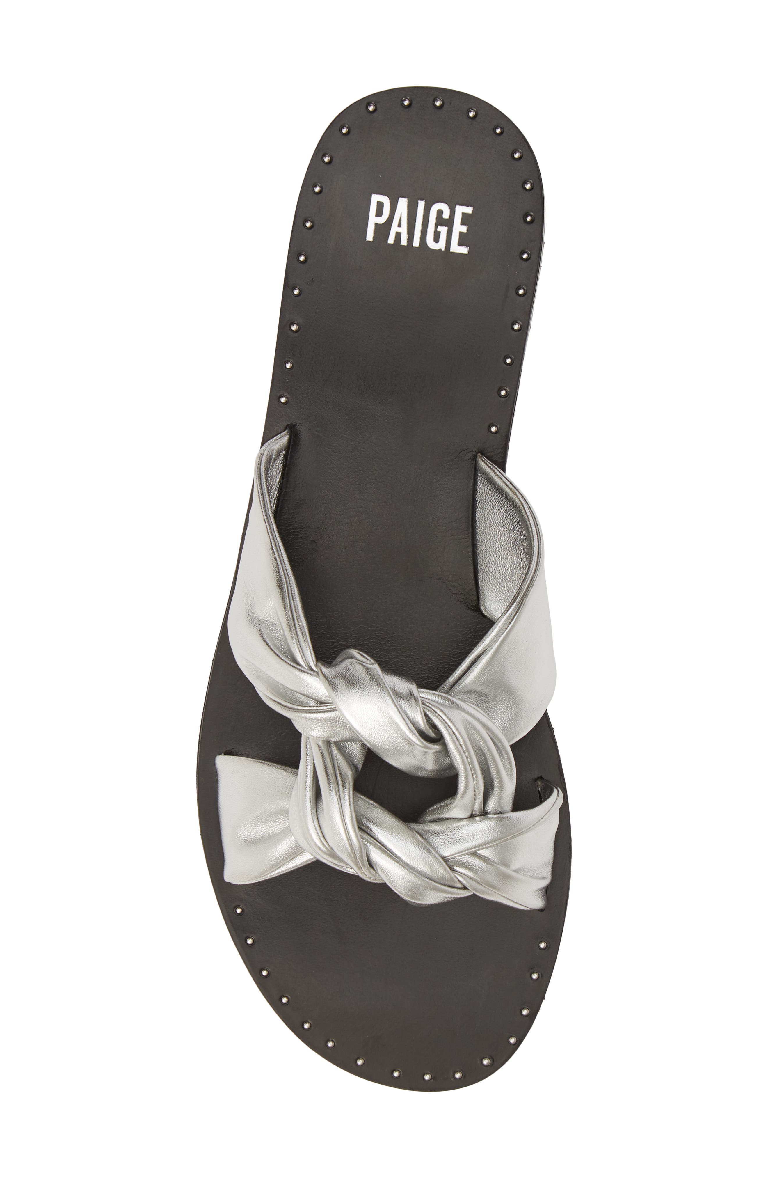 PAIGE Elle Twist Vamp Slide Sandal, Alternate, color, 