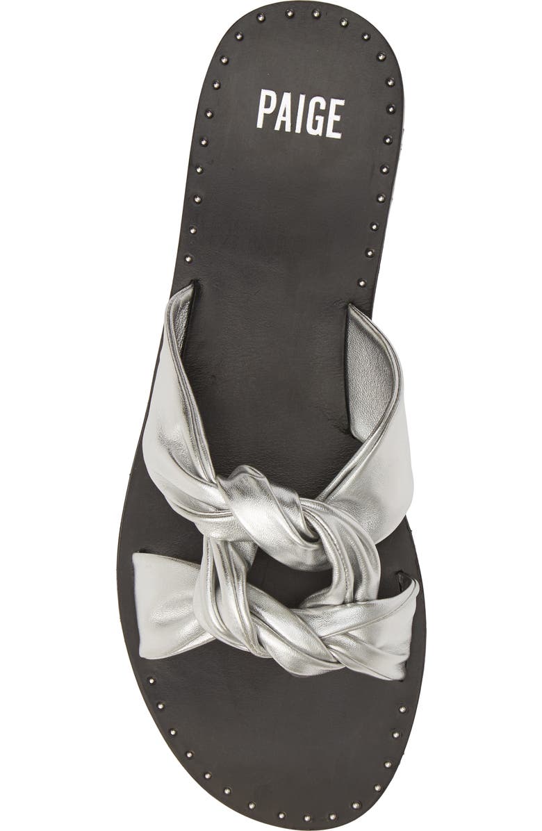 PAIGE Elle Twist Vamp Slide Sandal, Alternate, color,
