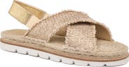 JSlides Footwear Bo Slinbgack Raffia Sandal