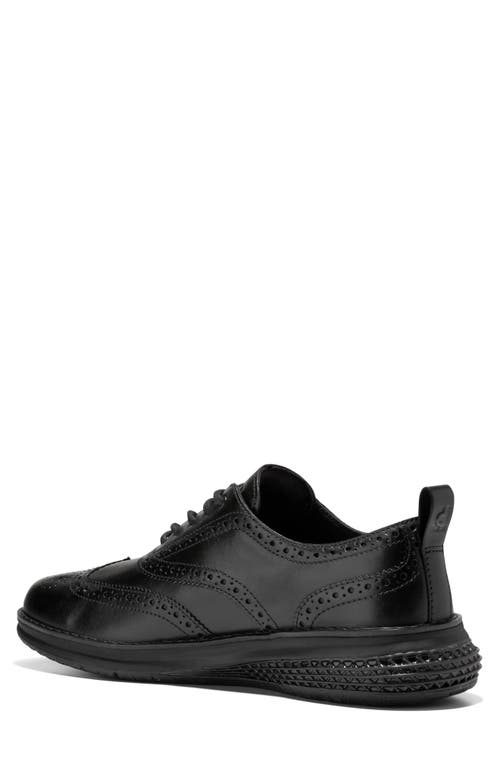 Cole Haan Original Grand Energyweave Wingtip Oxford In Black