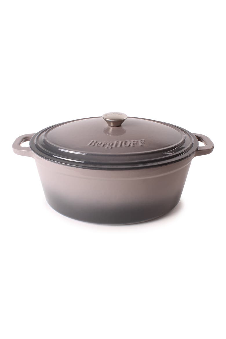 Neo Cast Iron Stockpot 4-Piece Set, Alternate, color, OYSTER