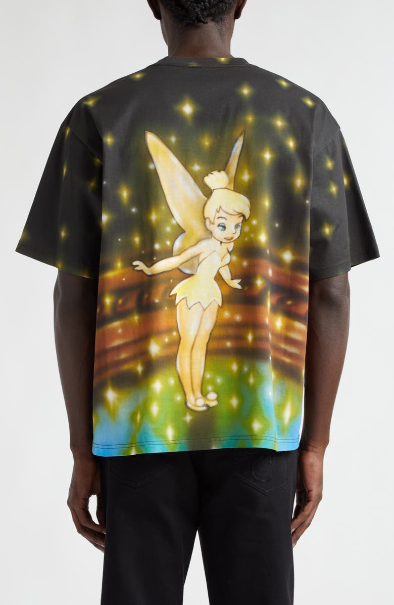 STOCKHOLM SURFBOARD CLUB Airbrush Tinker Bell Organic Cotton Graphic T-Shirt, Alternate, color, Tinker Bell