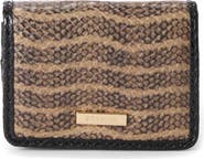 Brahmin Clementine Croc Embossed Leather Wallet