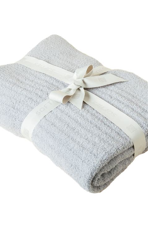 Ultra-Soft Solid Rib Marshmallow Blanket