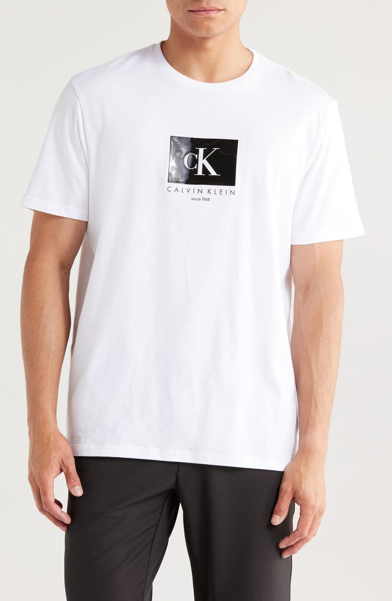 Calvin Klein Box Logo Graphic T-Shirt, Main, color,