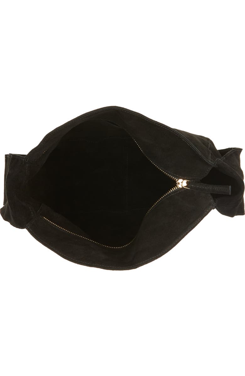 Topshop Susie Mini Leather Hobo, Alternate, color,