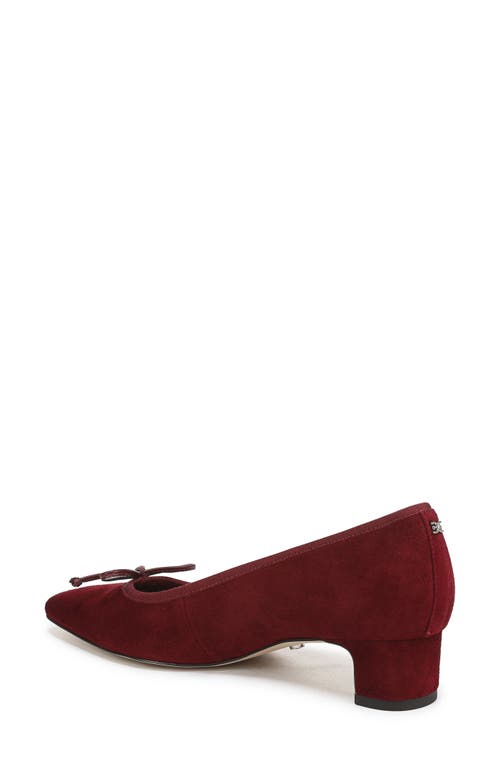 Sam Edelman Rinda Pump In Burgundy