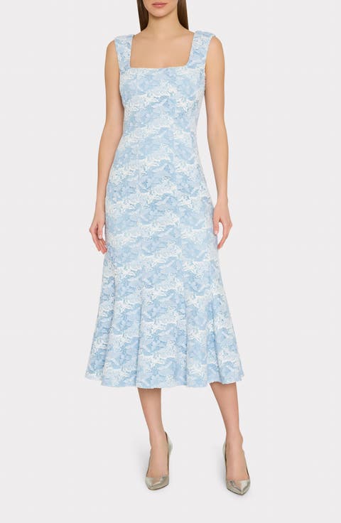 Meg Butterfly Lace Mermaid Dress