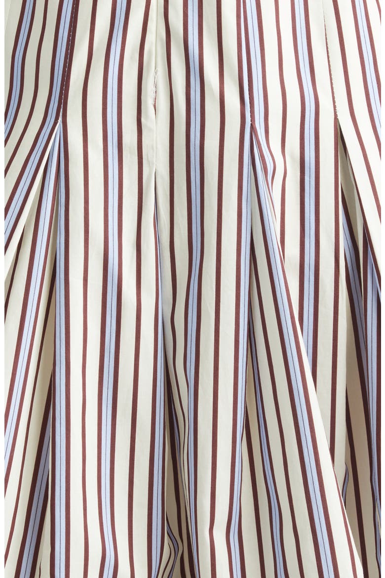 Stripe Cotton Dress, Alternate, color, CREAM MULTI