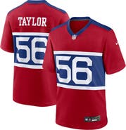 Nike Men's Nike Lawrence Taylor Century Red New York Giants Alternate Retired Player Game Jersey