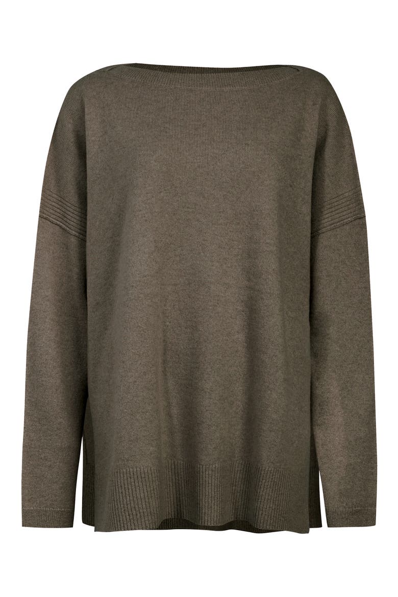 Tara Cashmere & Wool Sweater, Alternate, color, MILITARY GREEN
