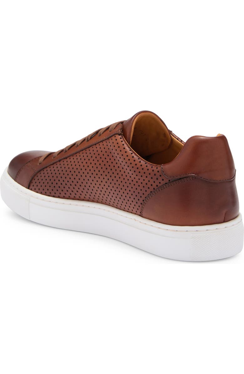 Magnanni Ashley Leather Sneaker, Alternate, color, Cognac