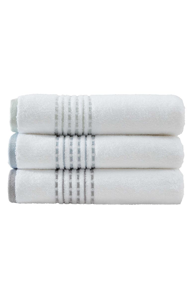 Tommy Bahama Cliff Side 3-Piece Towel Set, Alternate, color, White/ Grey