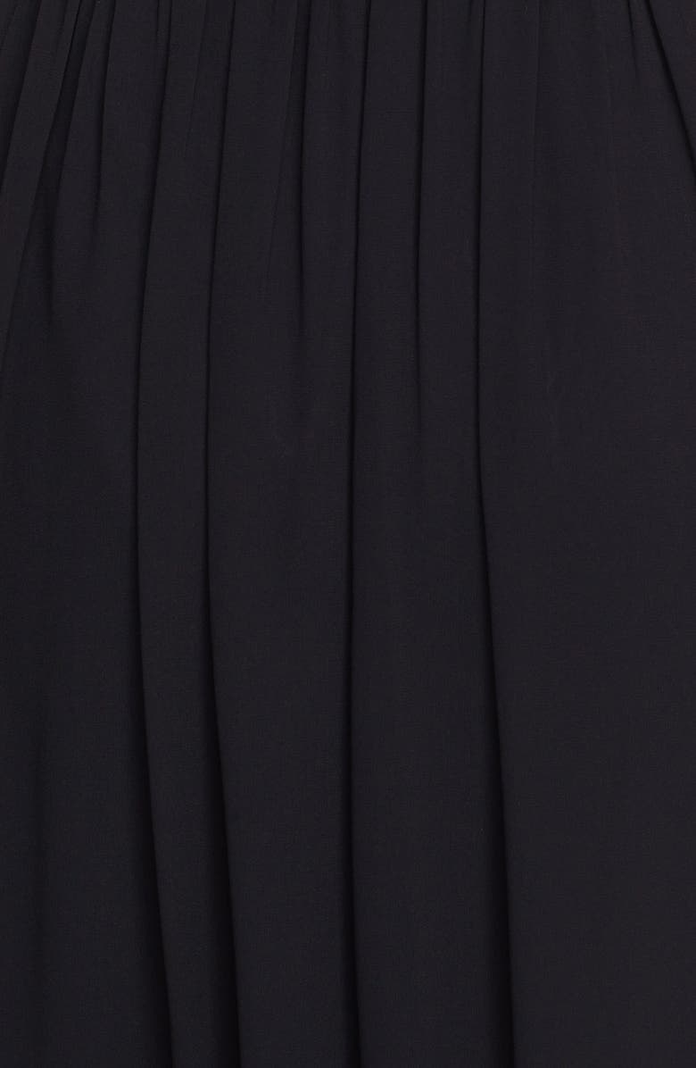 Donna Morgan 'Rachel' Ruched One-Shoulder Chiffon Gown, Alternate, color, 