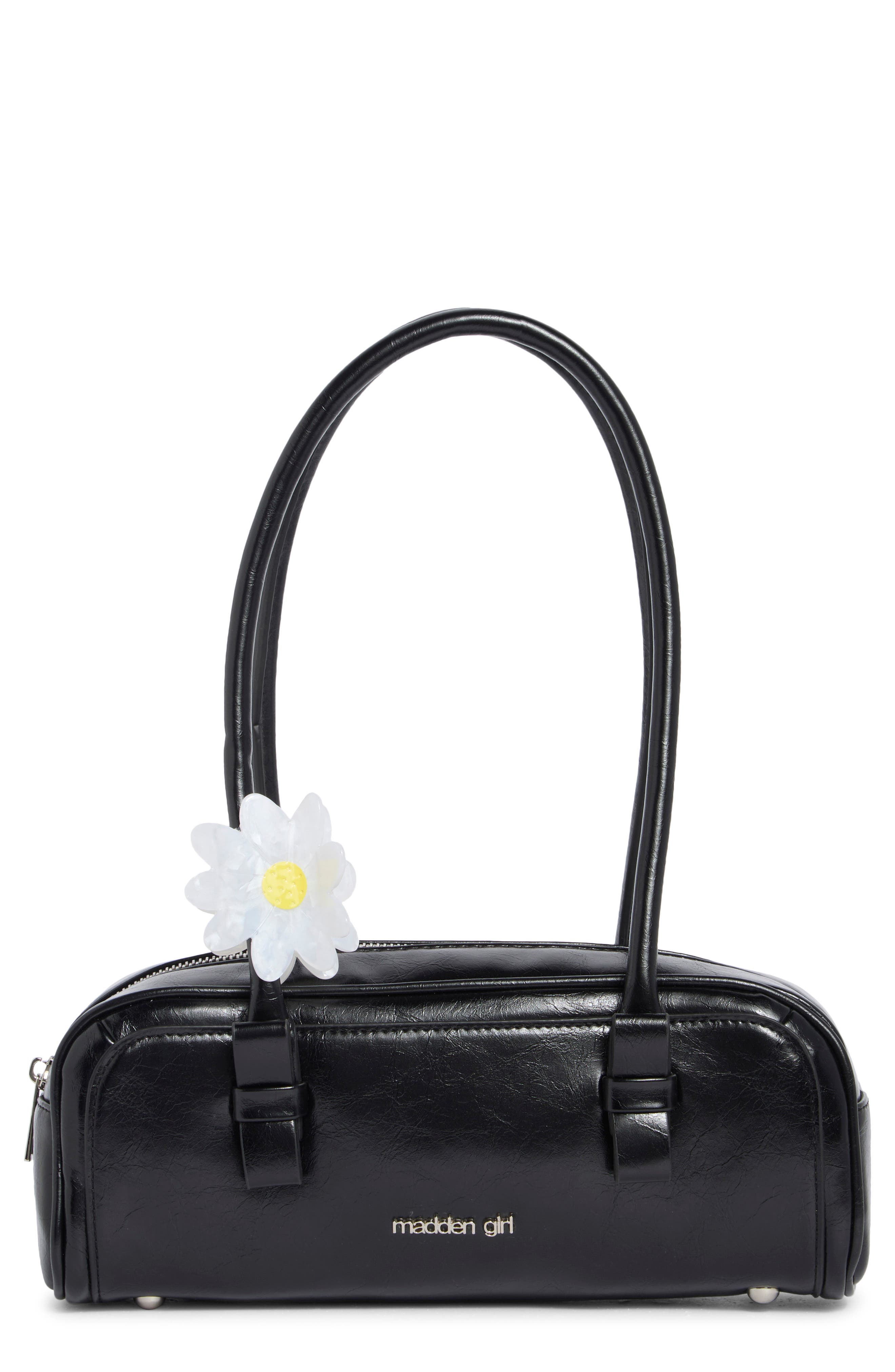 Madden Girl Kids' Crinkle Faux Leather Shoulder Bag