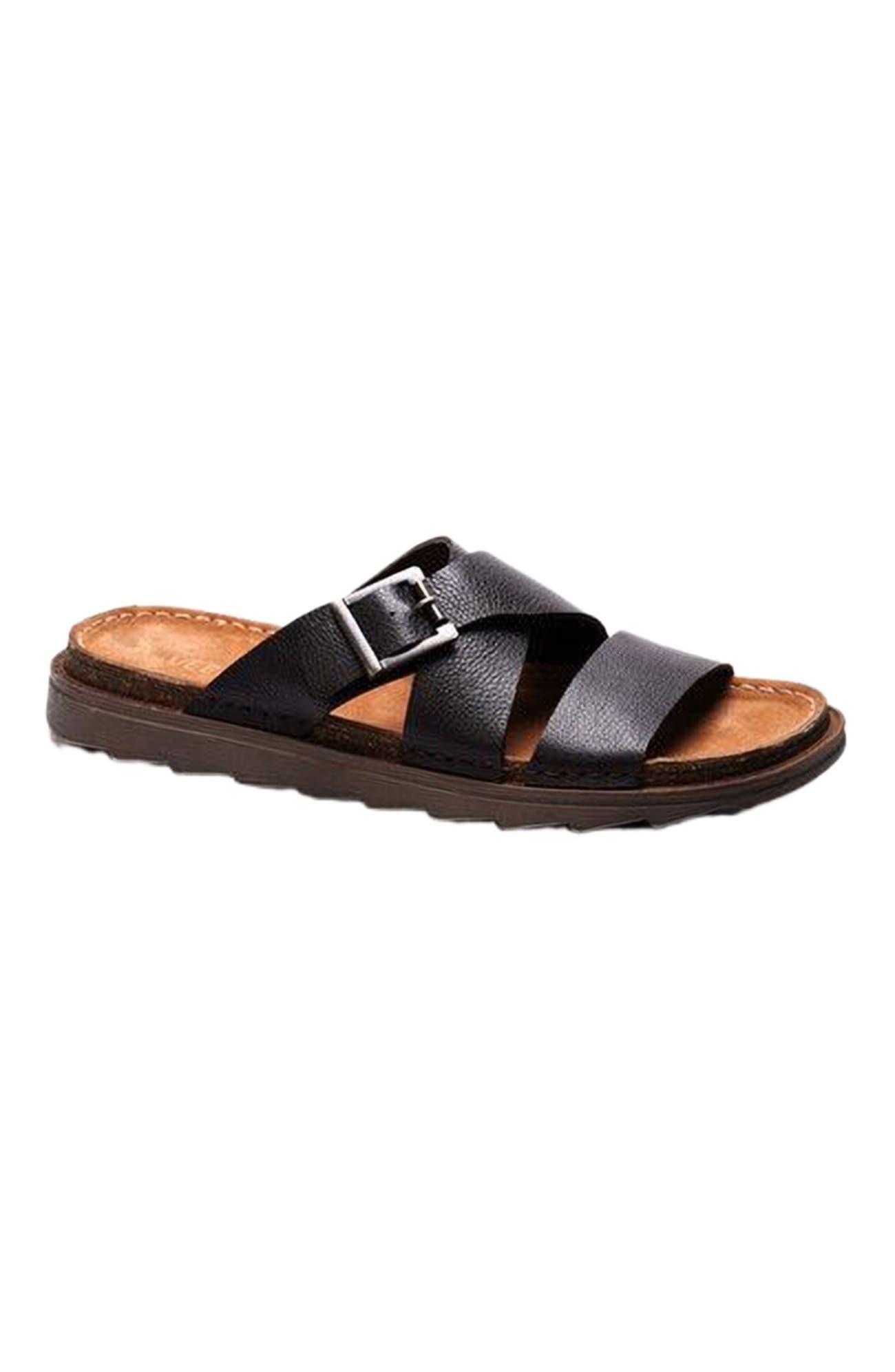 A. Veer Baliya One Strap Sandal, Main, color, Black