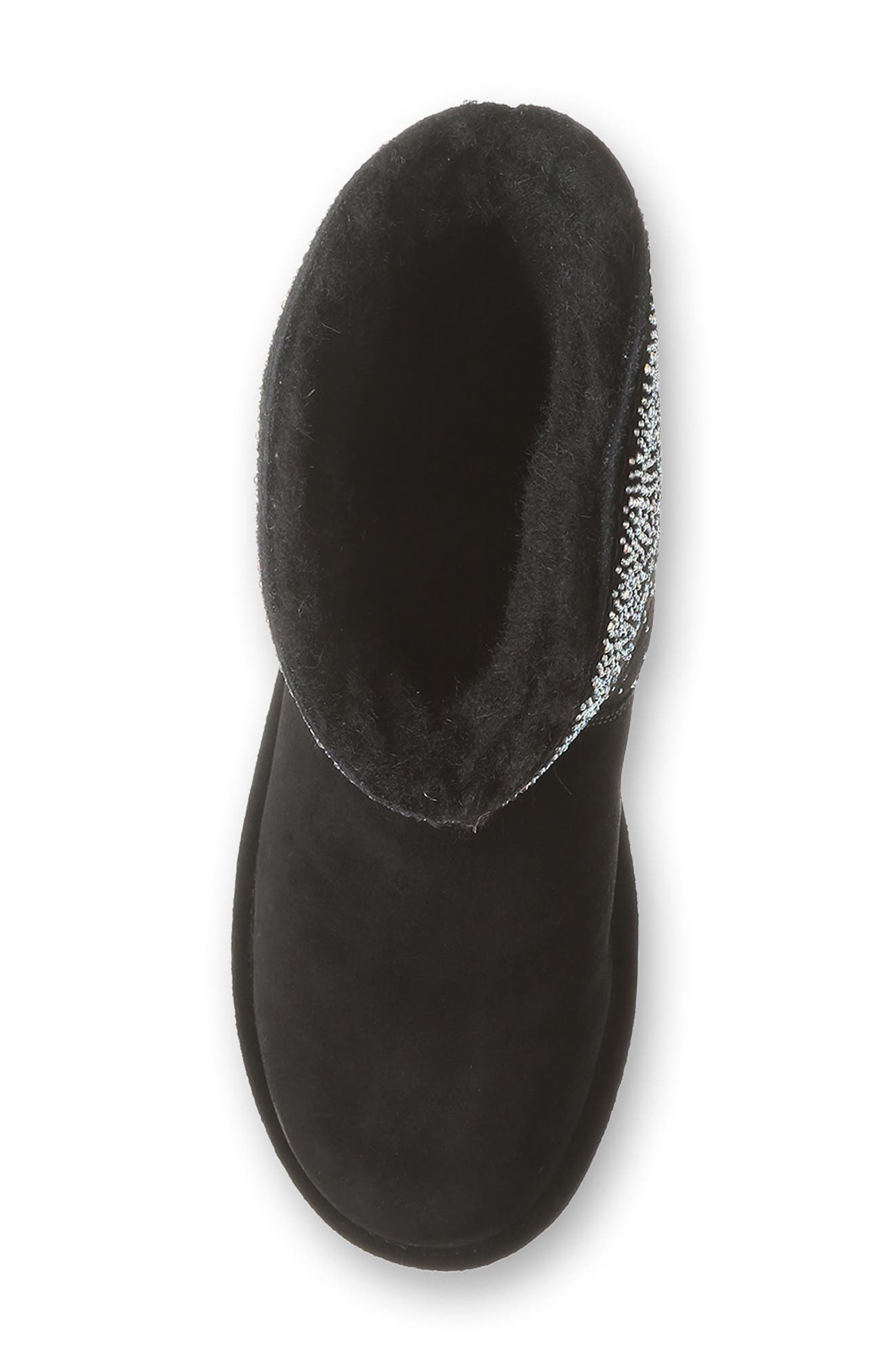 BEARPAW Glam Platform Western Boot, Alternate, color, Black Ii