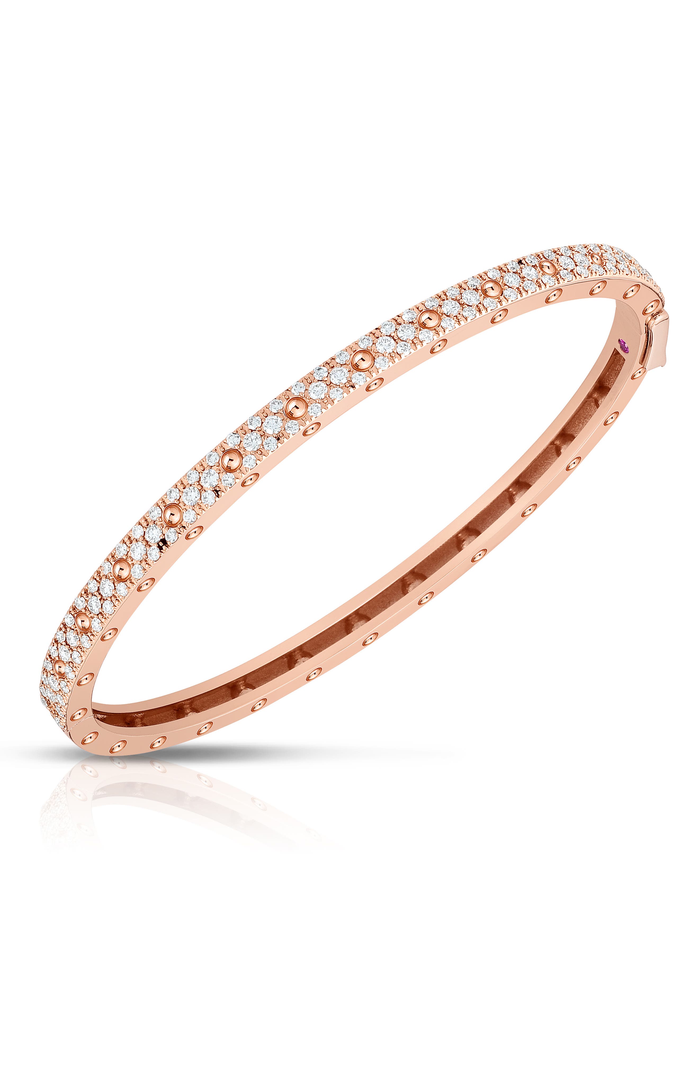 Roberto Coin Symphony Pois Mois Diamond Bangle Bracelet (Women) | Nordstrom