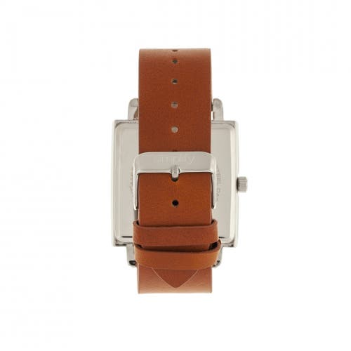 Simplify The 5000 Leather-band Watch In Brown