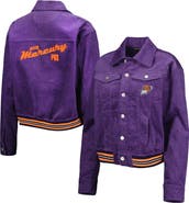 THE WILD COLLECTIVE Women's The Wild Collective Purple Phoenix Mercury Corduroy Button-Up Shacket