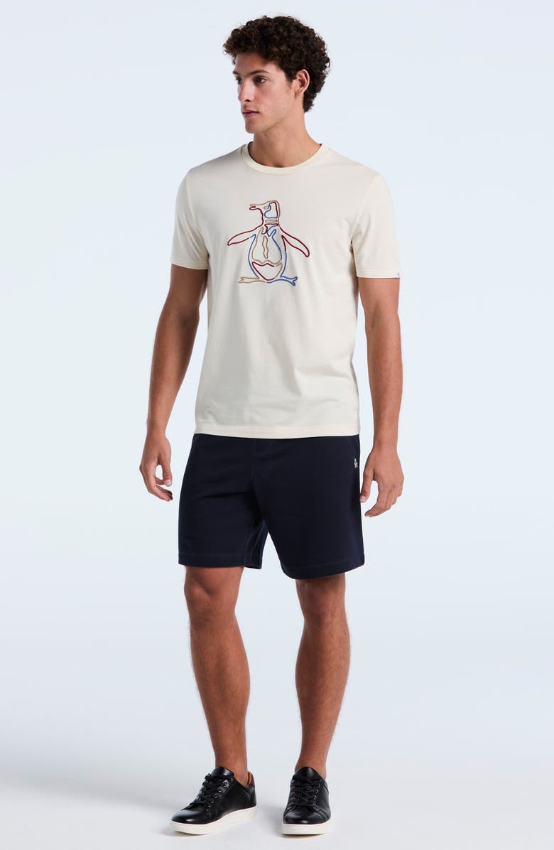 Original Penguin Embroidered Pete Cotton T-Shirt, Alternate, color, Birch