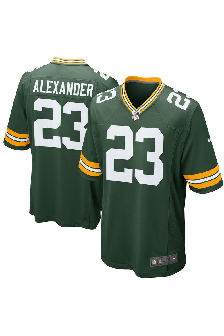 Men's Nike Jaire Alexander Green Green Bay Packers Game Player Jersey, Main, color, GREEN