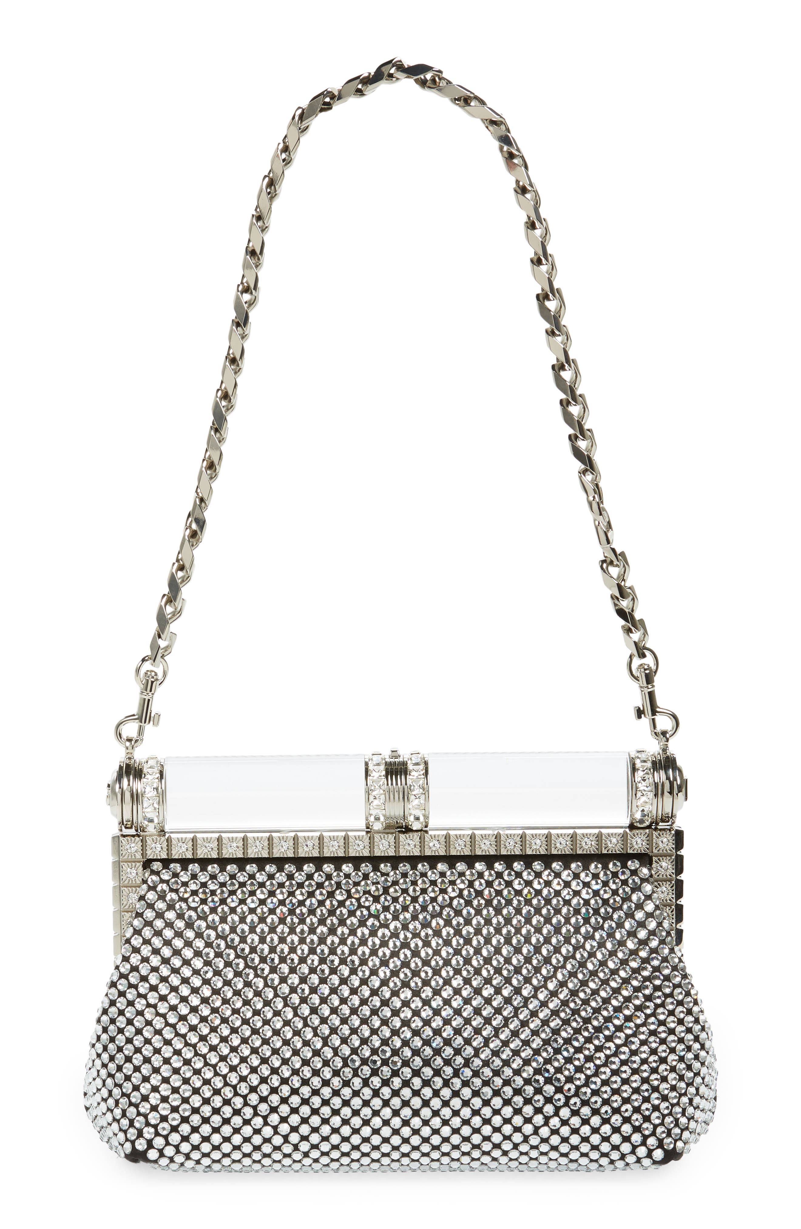 Dolce&Gabbana Bubu Crystal Embellished Clutch, Alternate, color, 