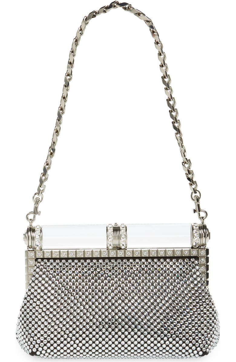 Dolce&Gabbana Bubu Crystal Embellished Clutch, Alternate, color,