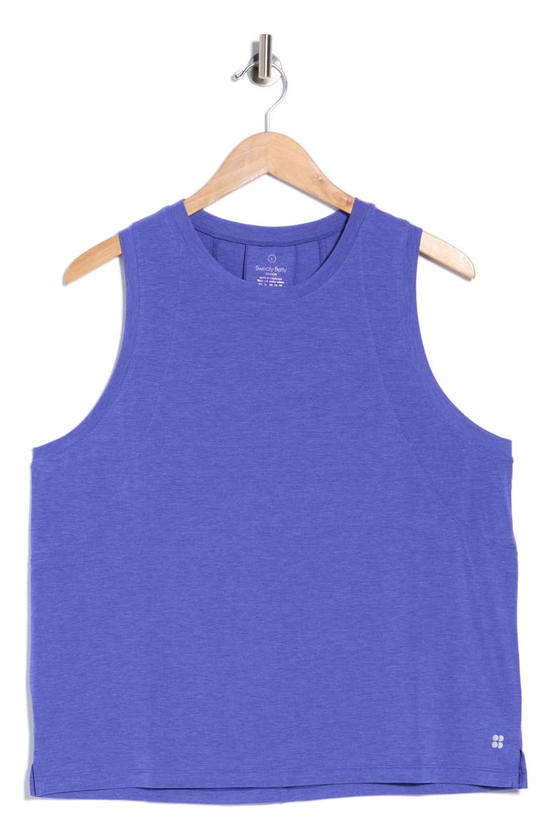 Soft Flow Studio Tank, Main, color, RICH BLUE