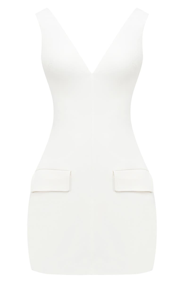 HOUSE OF CB Olympia Deep V-Neck Minidress, Alternate, color,