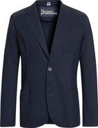 Herno Lightweight Regular Fit Stretch Scuba Knit Sport Coat