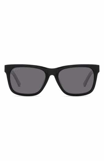 DIFF Jake Polarized Rectangular Sunglasses