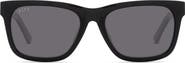 DIFF Jake Polarized Rectangular Sunglasses