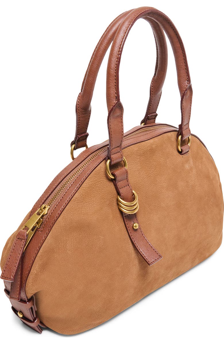 Dolce Vita Sion Leather Satchel, Alternate, color, Cognac