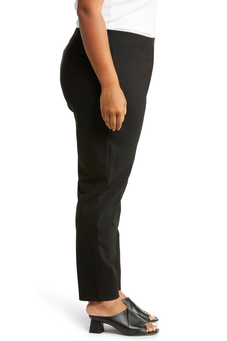 Slim Ankle Pants, Alternate, color, BLACK