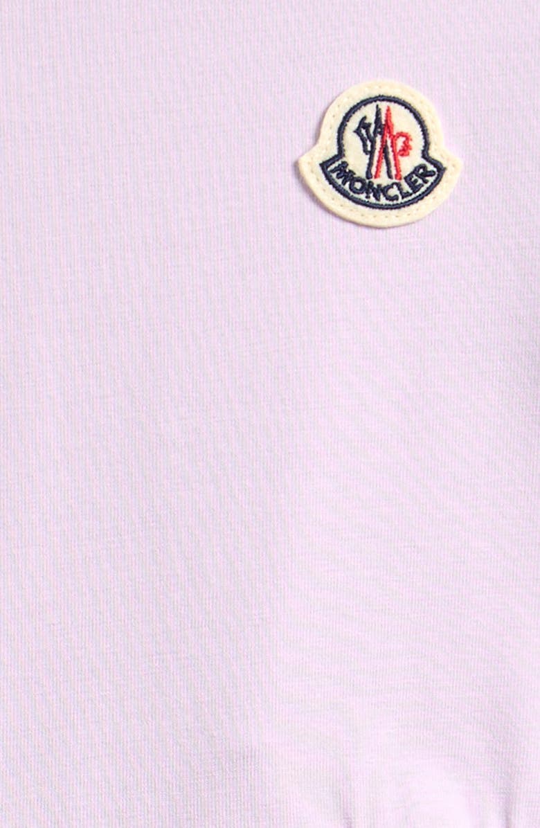 Moncler Kids
 Ruffle T-Shirt Dress, Alternate, color, Lavender