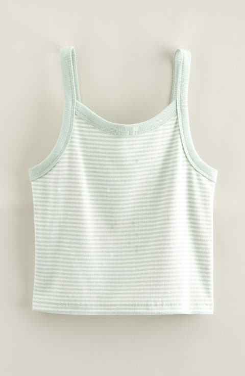 Kids' Cotton Blend Rib Tank (Big Kid)