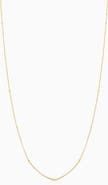 Oradina 14K Gold Grace Chain Necklace