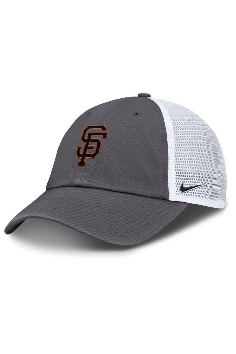 Men's Nike Gray San Francisco Giants Adjustable Trucker Hat, Main, color, Gray