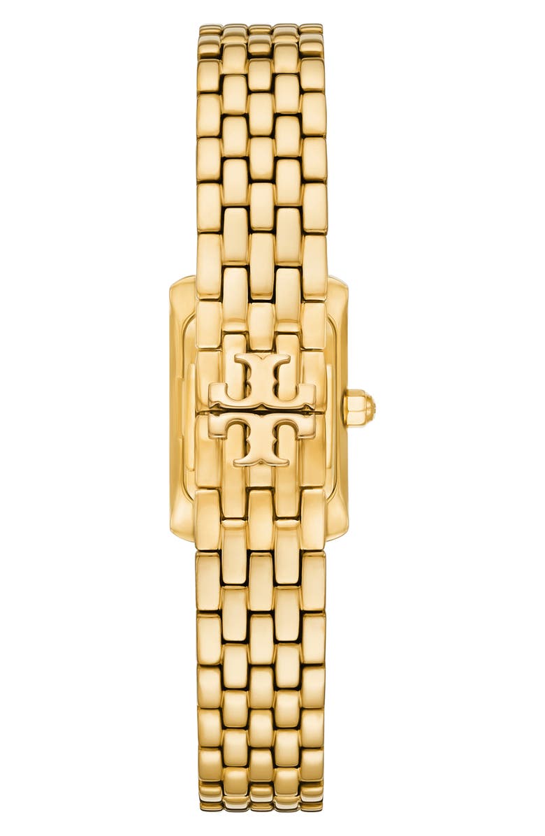 Tory Burch The Mini Eleanor Bracelet Watch, 17mm x 19mm, Alternate, color, Gold