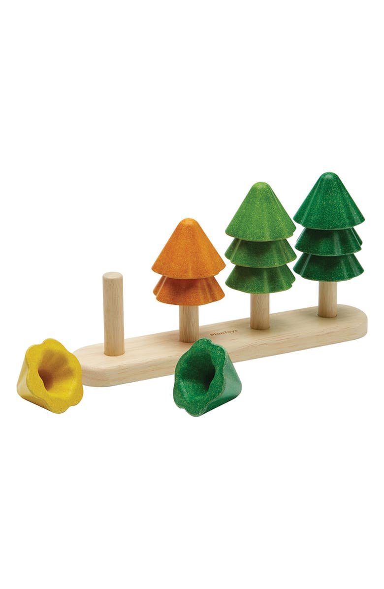 PlanToys<sup>®</sup> Sort & Count Trees Playset, Alternate, color, Assorted