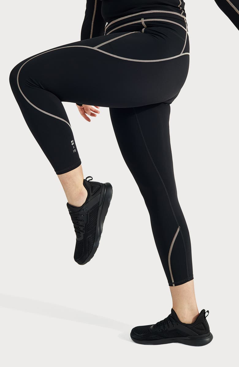 Sweaty Betty Halle Berry x Sweaty Betty Vivian Zero Gravity Pocket Sculpt 7/8 Leggings, Alternate, color, 