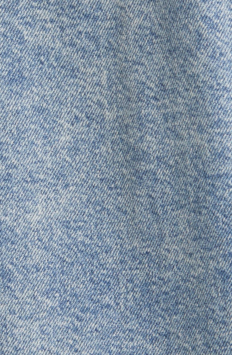 HIDDEN JEANS Colorblock Destroyed Denim Trucker Jacket, Alternate, color, 