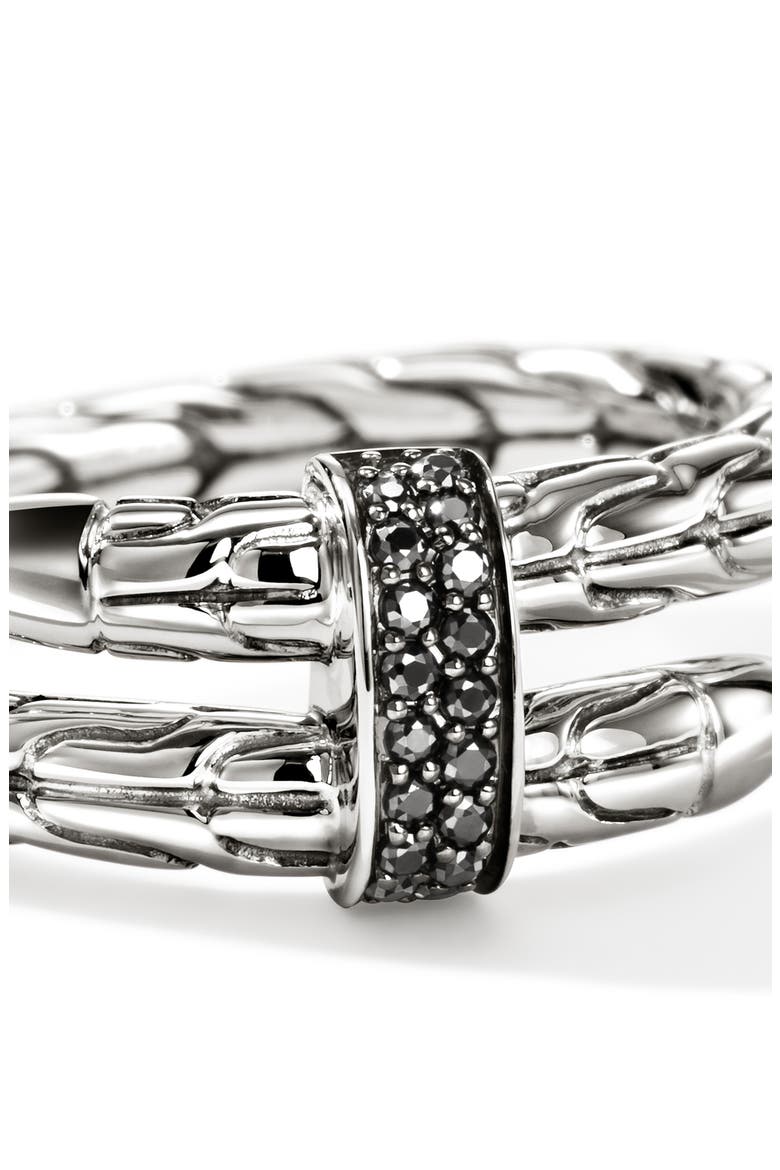 Spear Flex Ring, Sterling Silver, Pavé, Alternate, color, SILVER