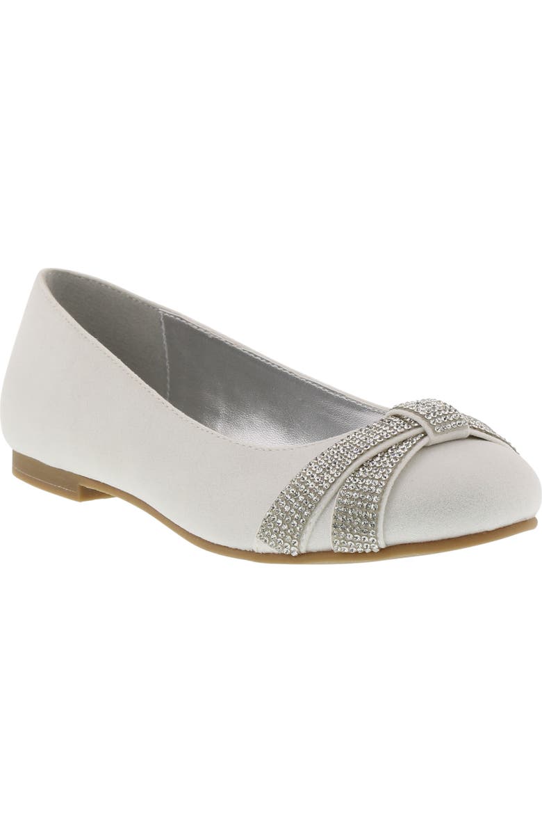 Reaction Kenneth Cole Vote Bling Embellished Flat, Main, color,
