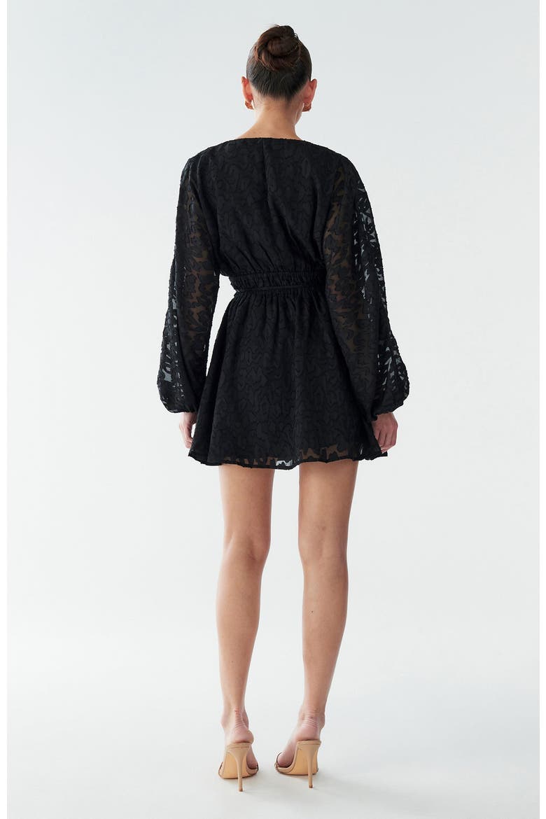 Gracie Mini Dress, Alternate, color, Black