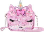 OMG Accessories Kids' Gwen Confetti Unicorn Crossbody Bag