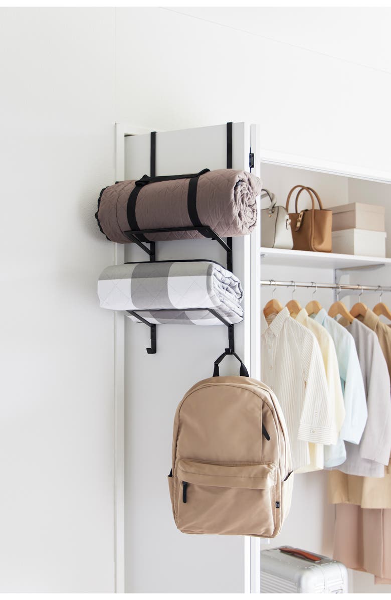 Yamazaki Fitness Equipment Storage Hanger, Alternate, color, Black