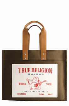 True Religion Brand Jeans Twill Tote Bag