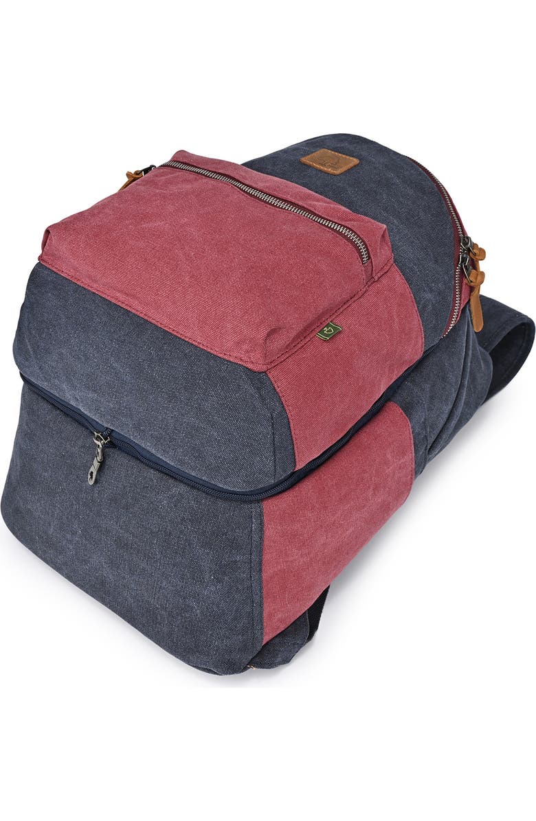 THE SAME DIRECTION Trail Tree Double Backpack, Alternate, color, Navy